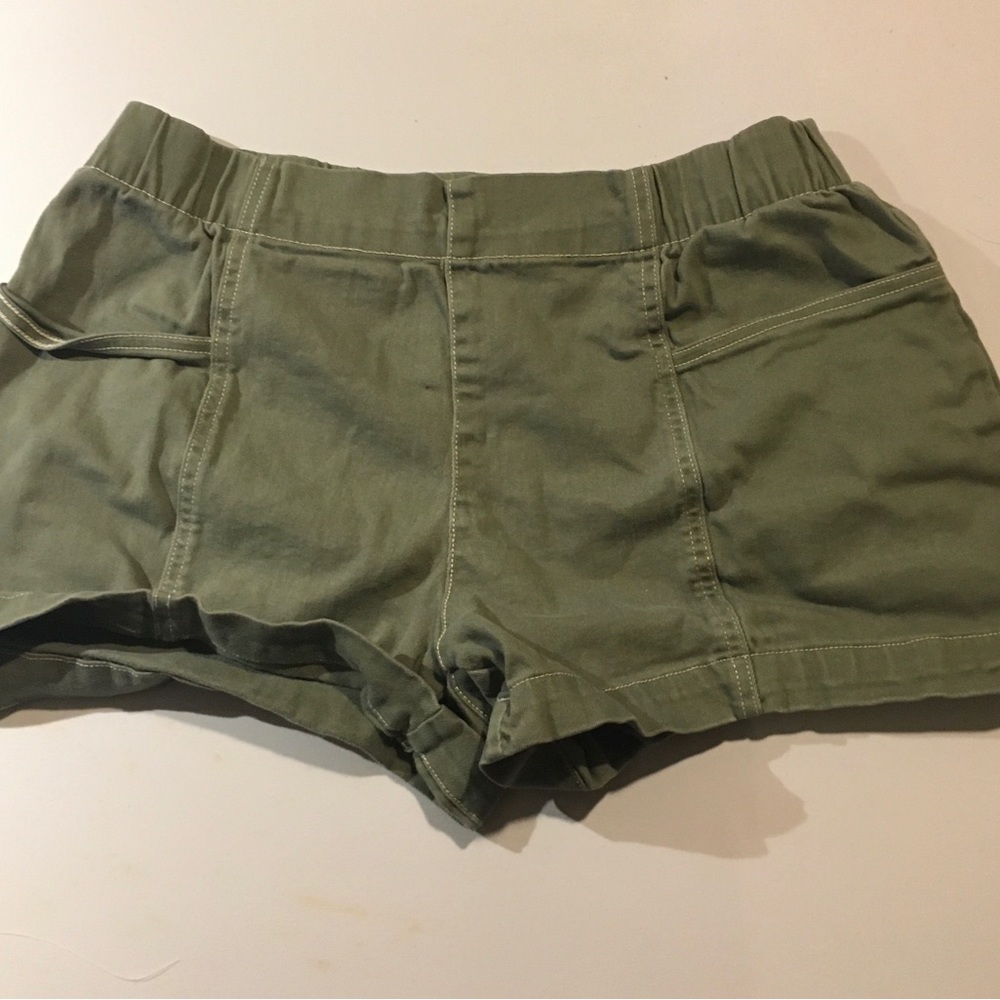 Green shorts